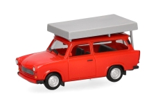 Herpa 024181-004 - H0 - Trabant 601 Dachzelt - knallrot
